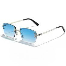 Lunettes de Soleil Punk Rectangle Sans Monture VizioX — UV400 Sport
