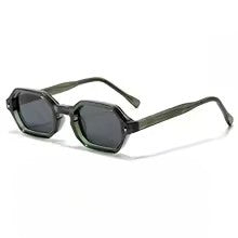 VizioX Lunettes de Soleil Polygonales - Homme & Femme - UV400 - Verres Dégradés